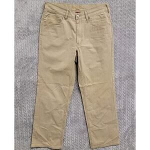 Indigo Palms Classic Fit‎ Tan Jeans Pants Size 34x34 Actual 34x30